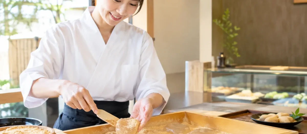 京都利休の生わらび餅