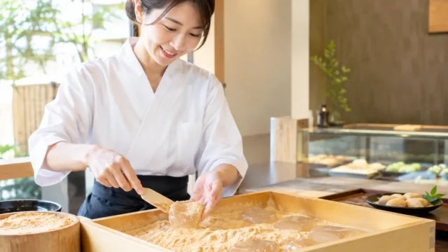 京都利休の生わらび餅