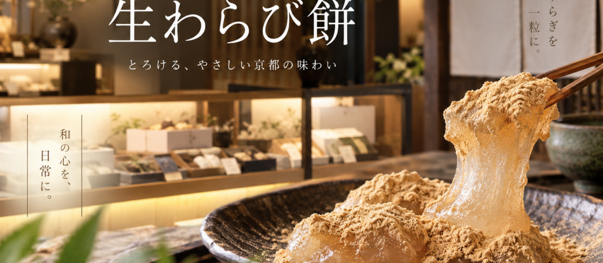 京都利休の生わらび餅 代理店