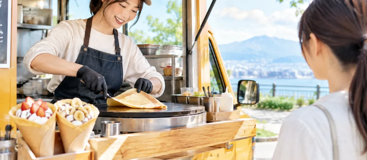 北海道バタークレープ